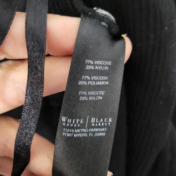 White house black market black open front cardigan - Picture 7 of 12